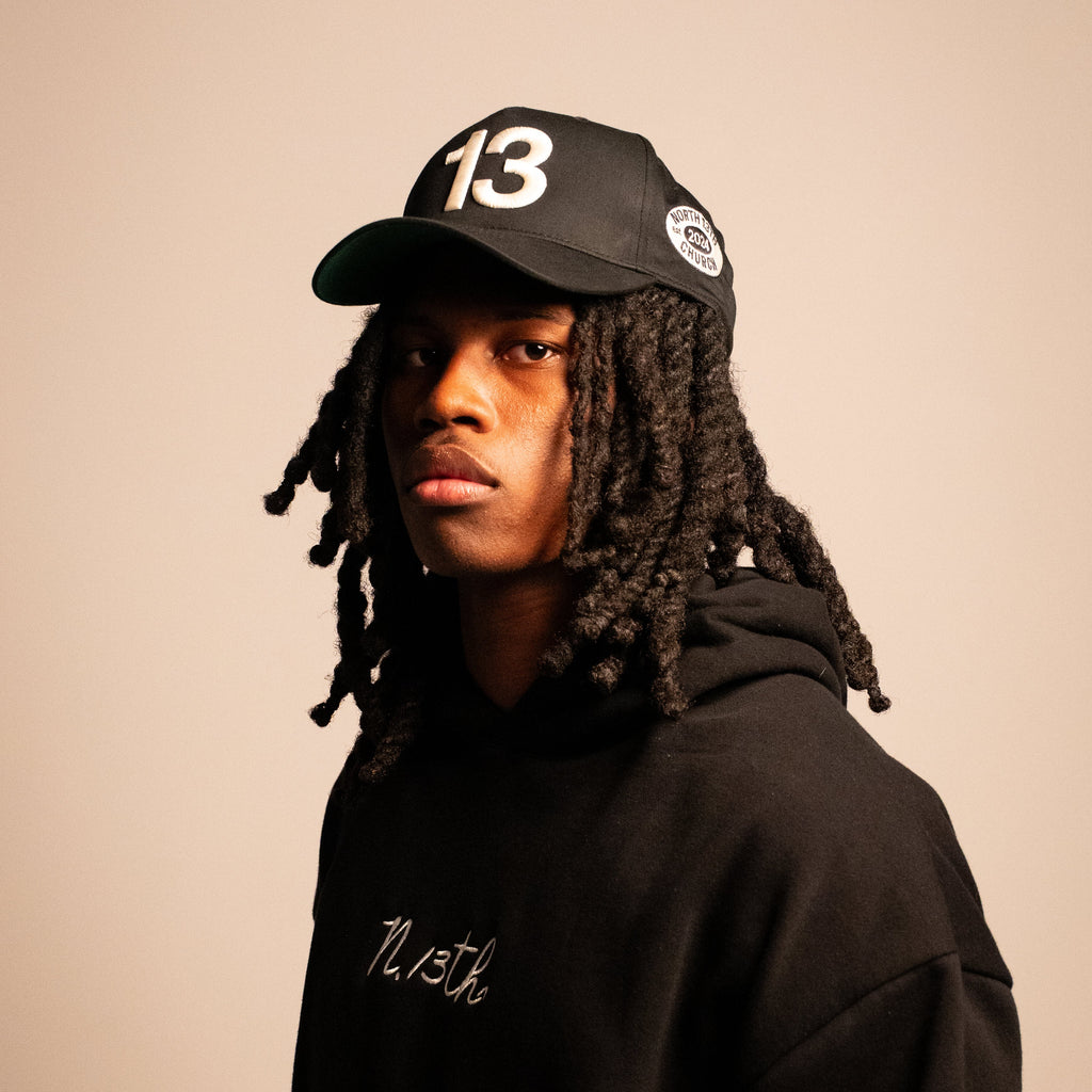 North 13th™ Black Classic "13" Hat