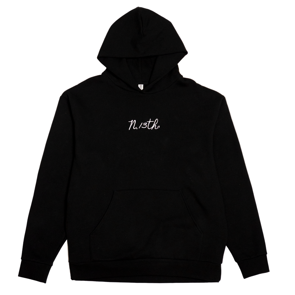 North 13th™ Black Classic Logo Hoodie