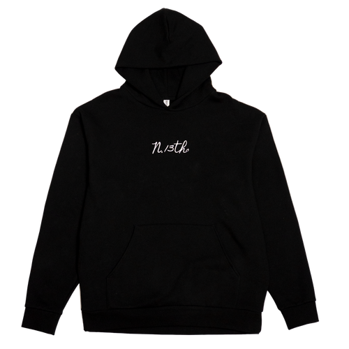 North 13th™ Black Classic Logo Hoodie
