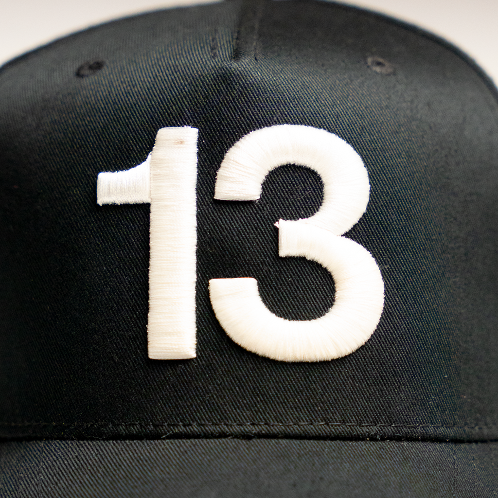 North 13th™ Black Classic "13" Hat