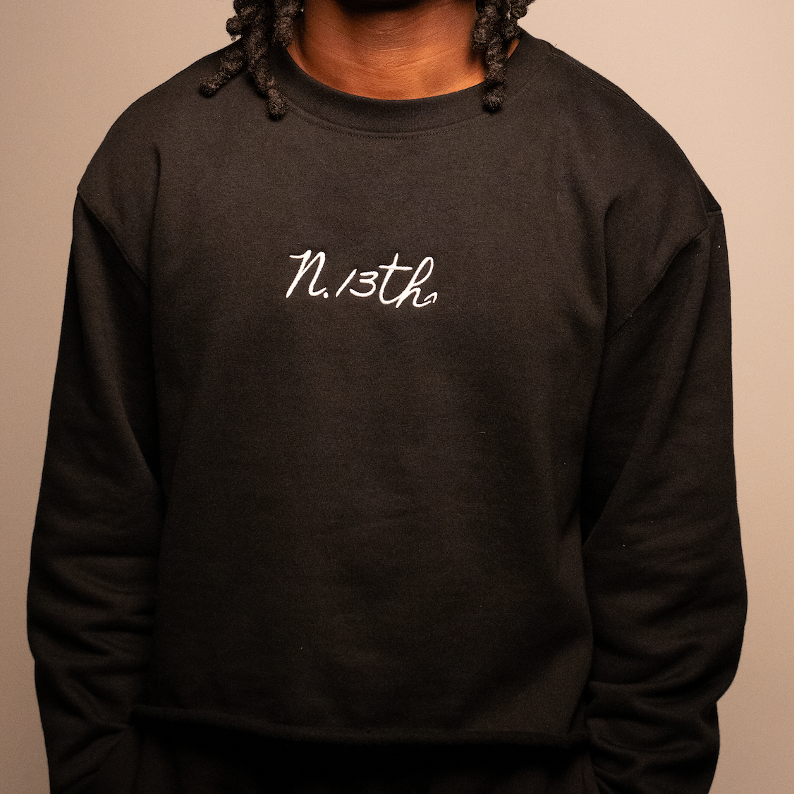 North 13th™ Black Classic Logo Heavyweight Longsleeve Tee